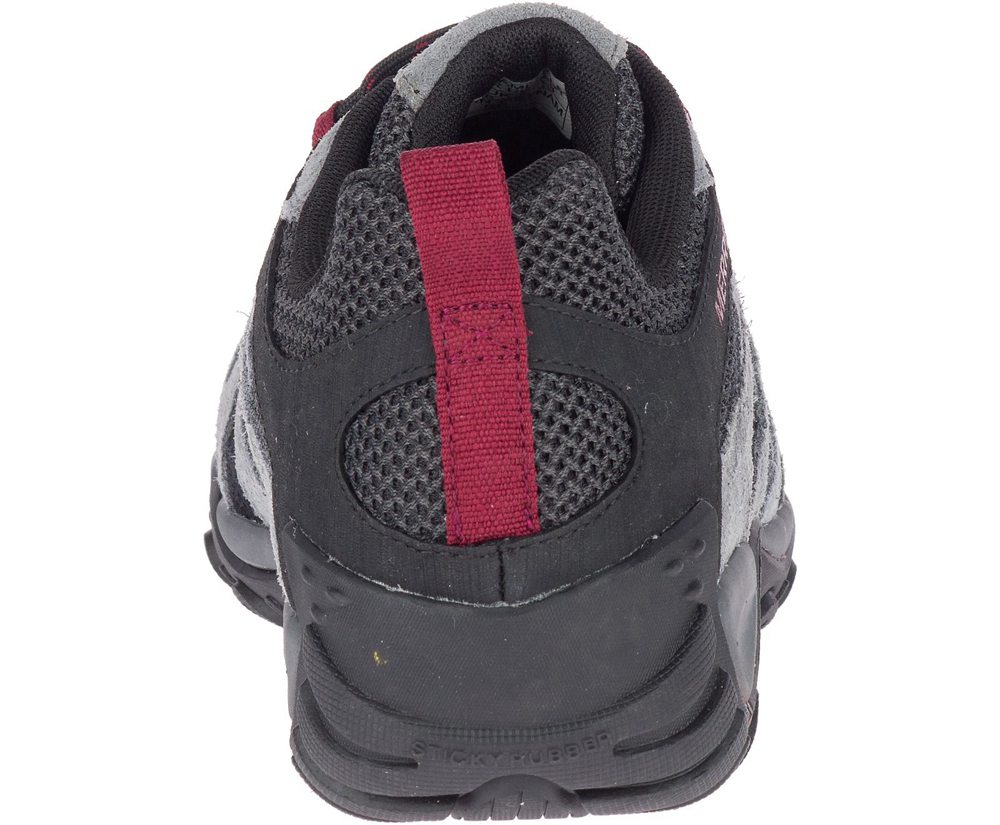 Merrell Sneakers Grey/Black - Alverstone Wide Width - Mens 24CSQGEZJ